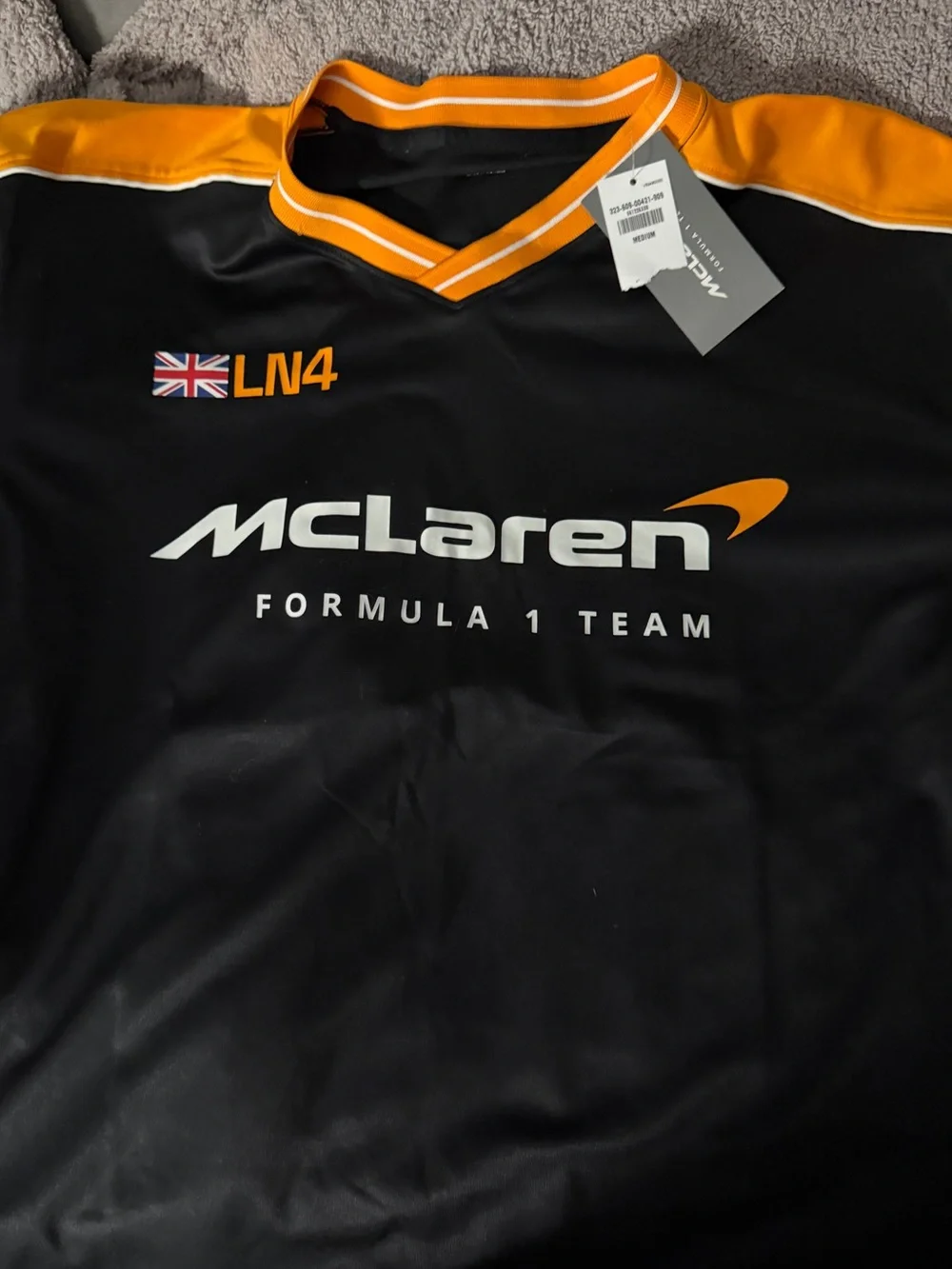 Hollister Co. x McLaren Racing Lando Norris LN4 graphic jersey
